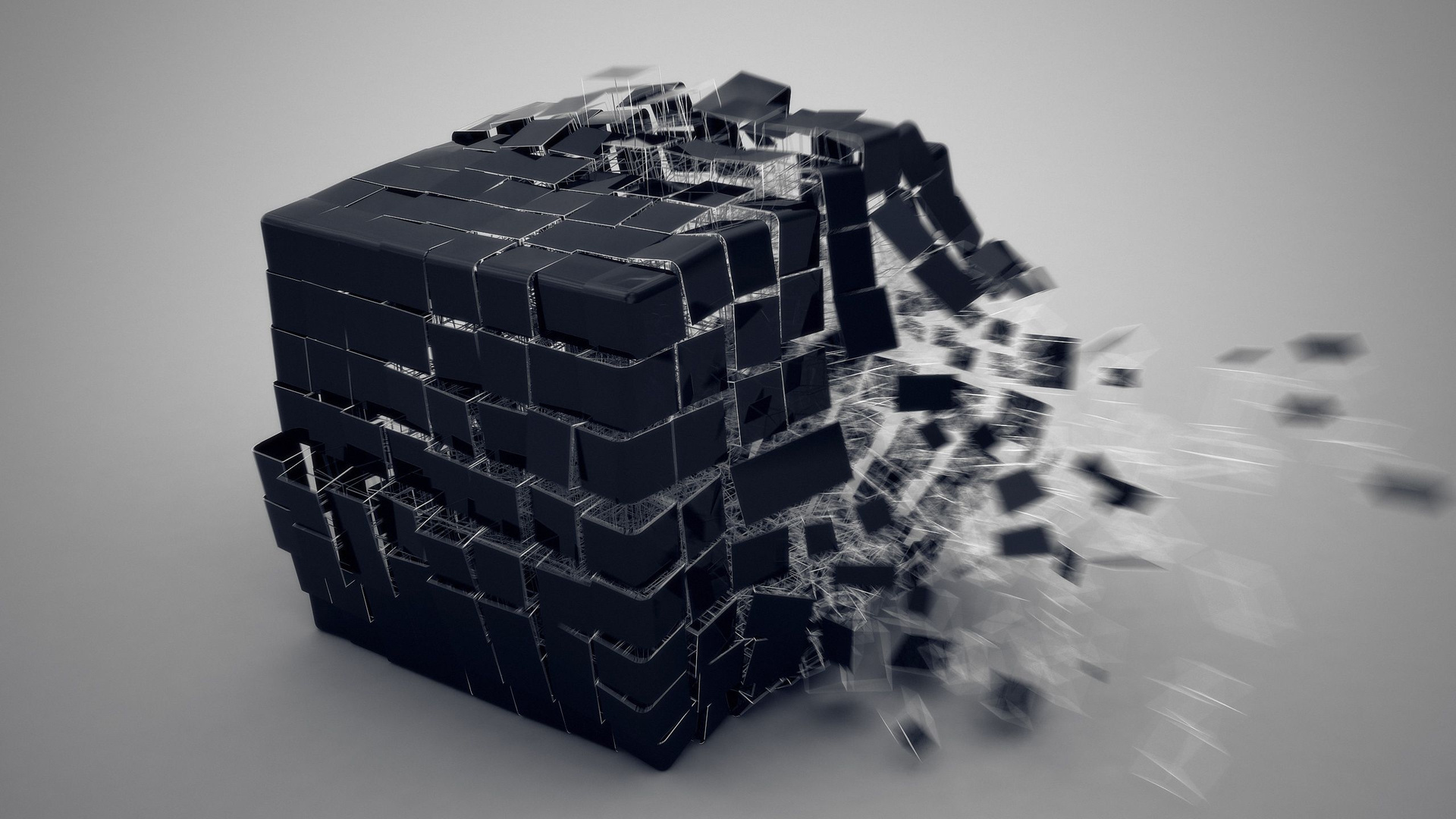 3d Cube Burst