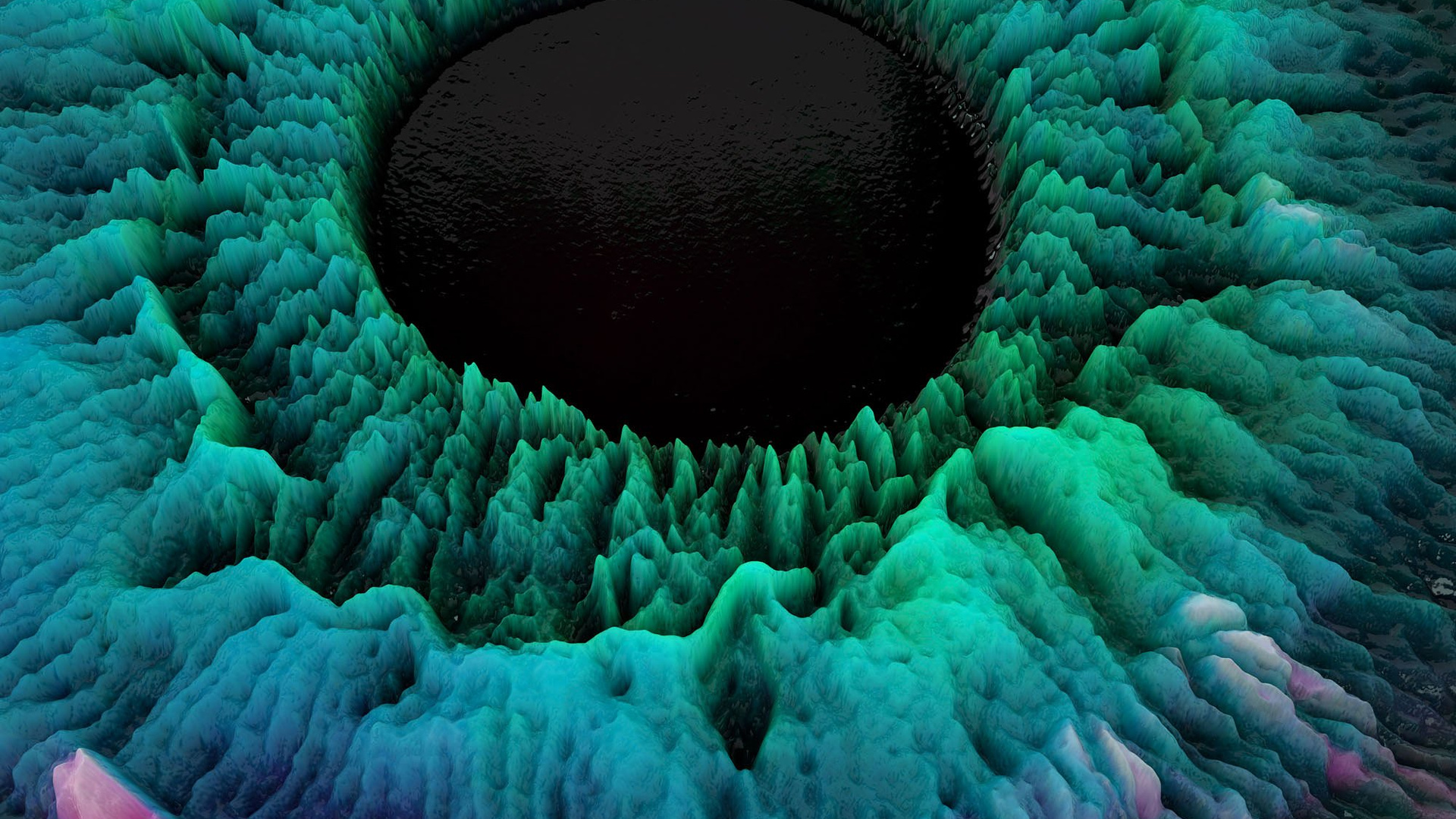 3d Fluid Glitch Textures Abstract
