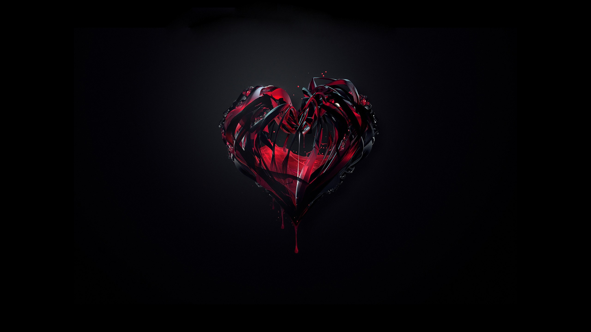 3d Heart Abstract Shape