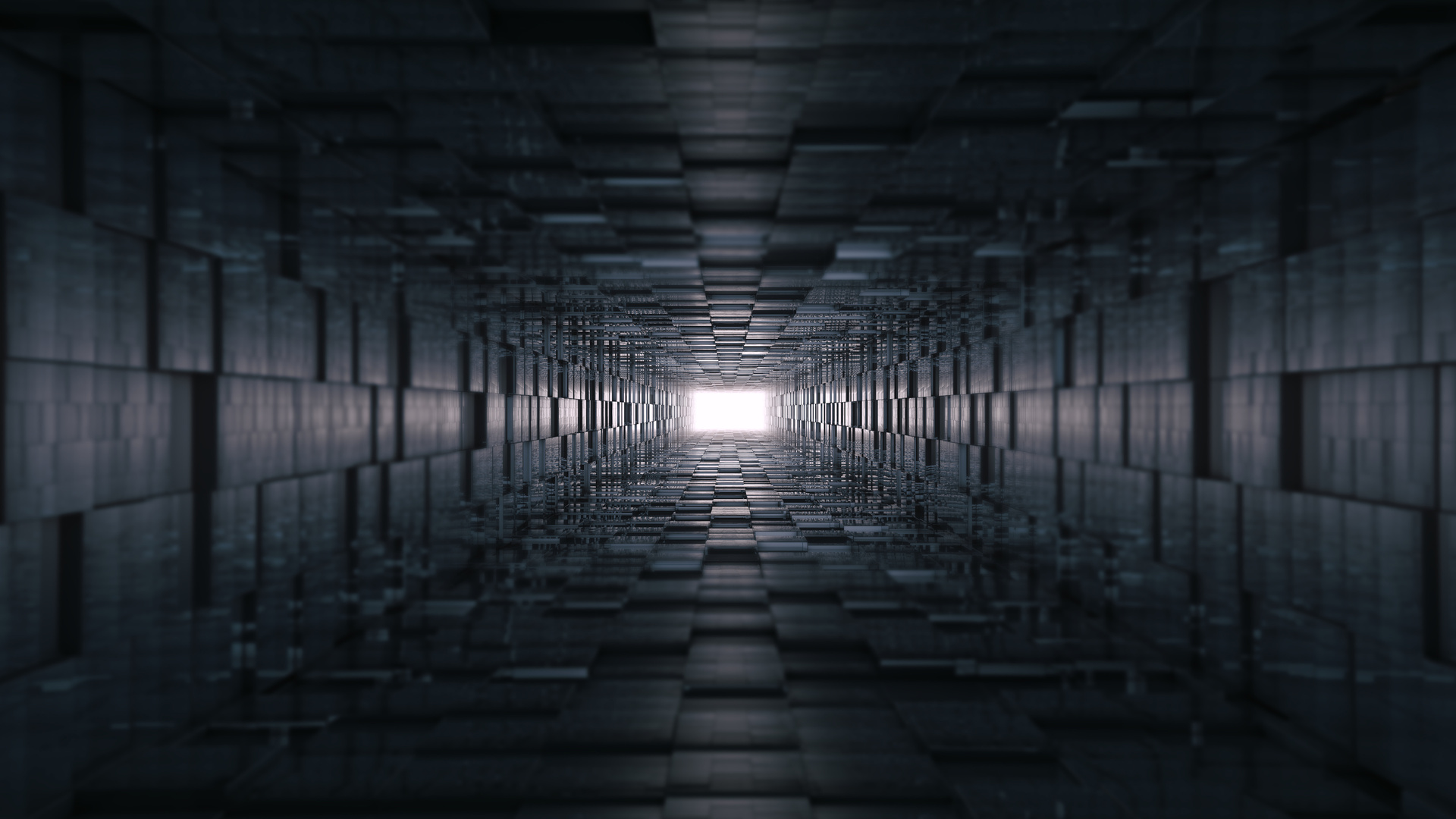 3d Tunnel Abstract 8k