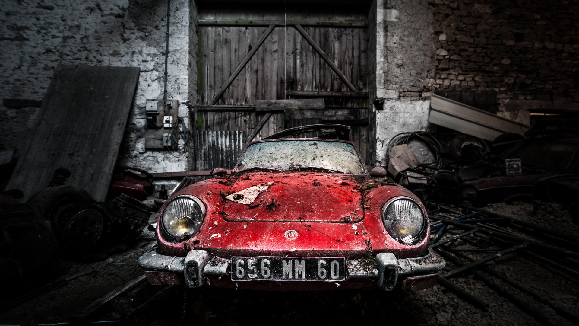 Abandoned Old Rusty Car