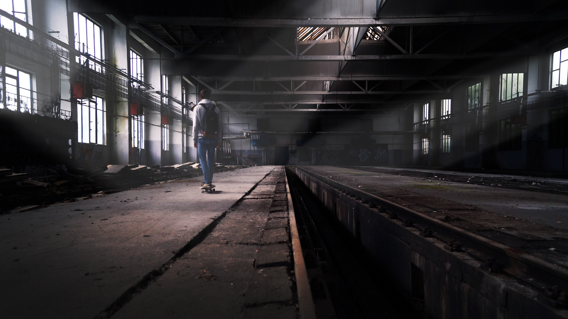 Abandoned Skater Boy