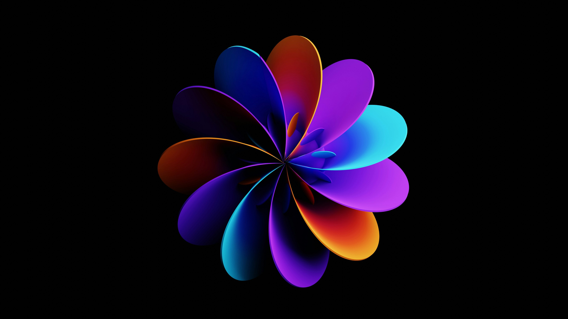 Abstract Flower Of Light