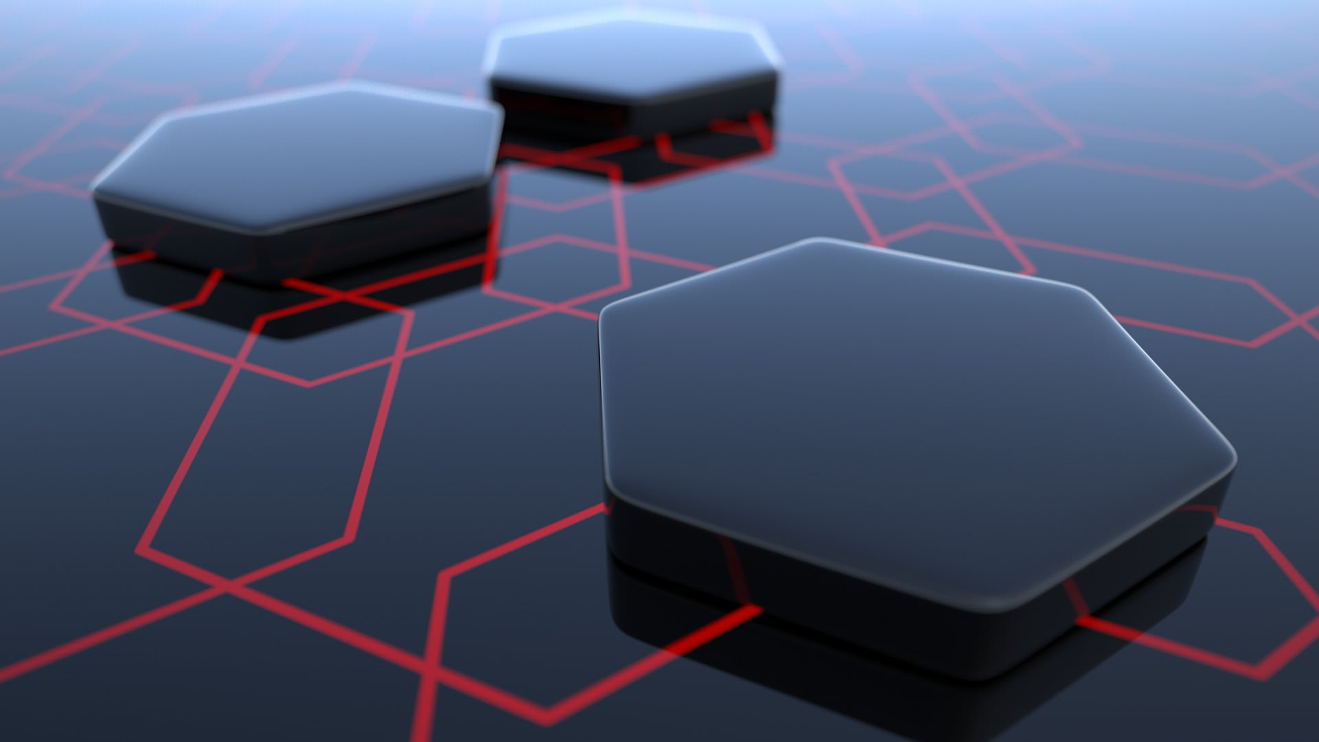 Abstract Hexagon 3d