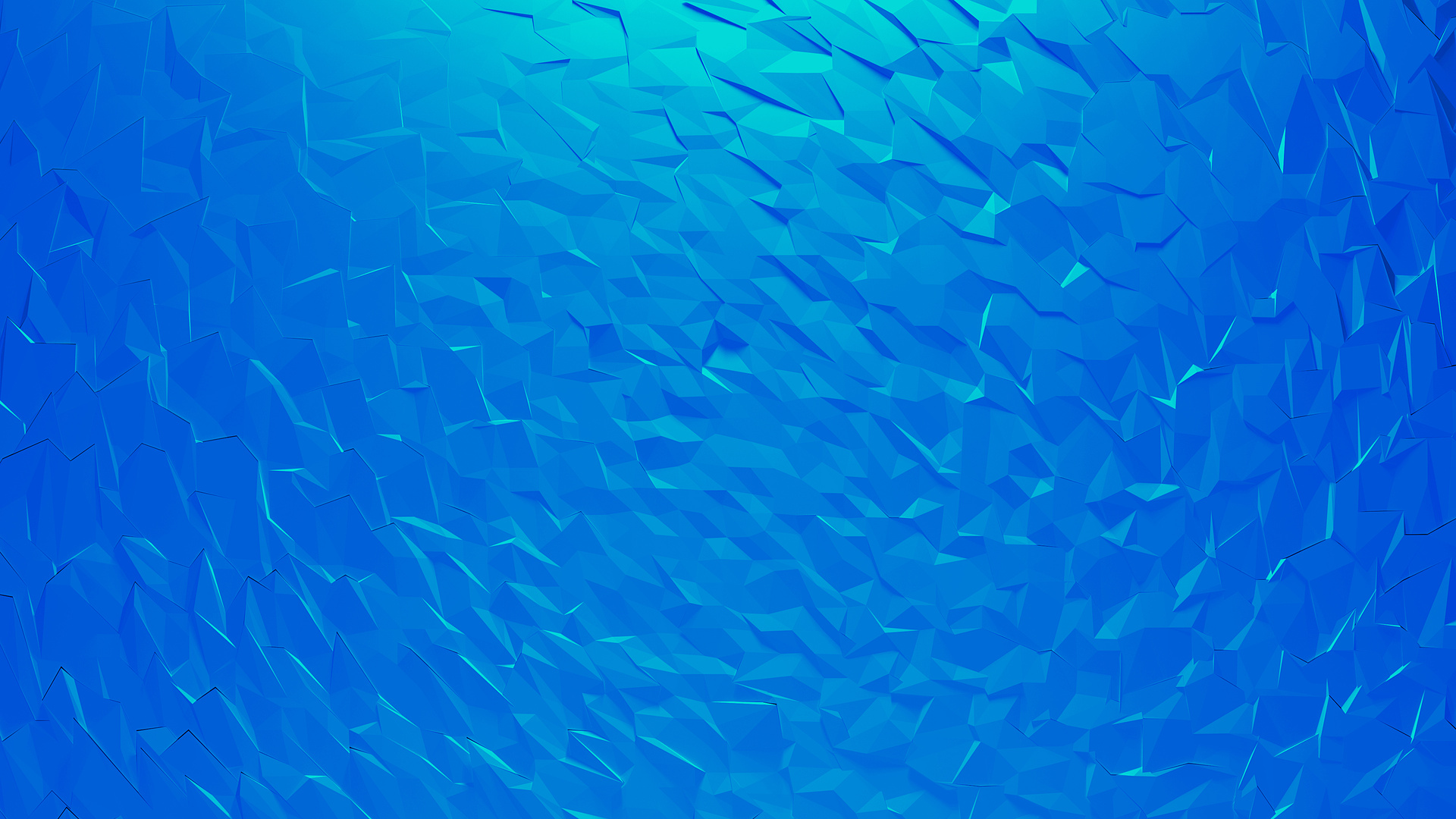 Abstract Low Poly 3d Blue Background 4k