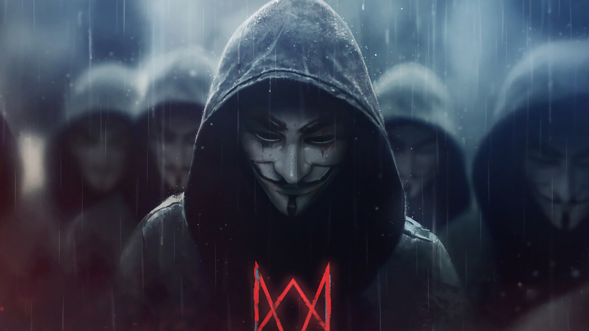 Anonymus Alan Walker 4k