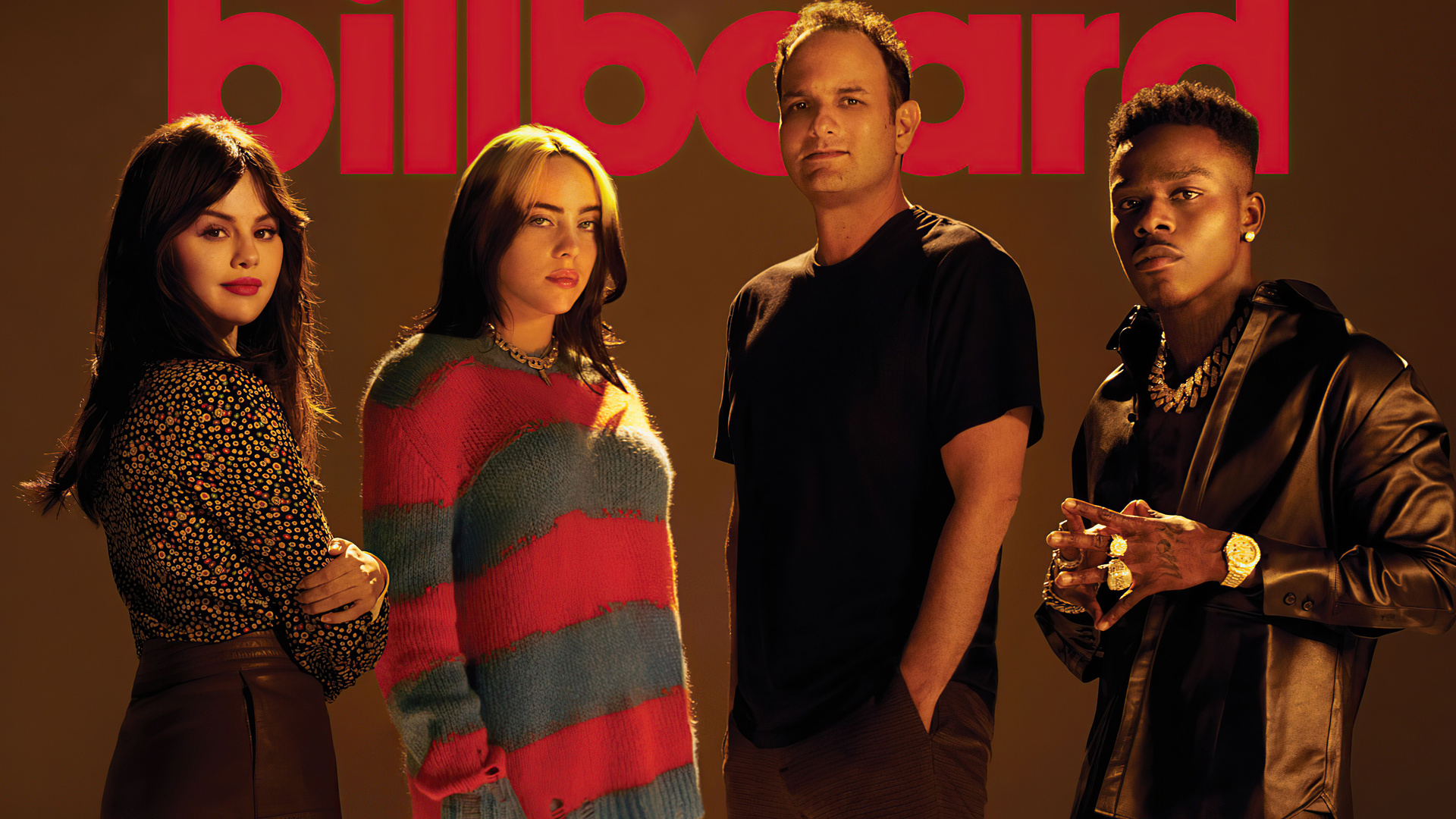Billie Eilish DaBaby Selena Gomez And John Janick Billboard Photoshoot