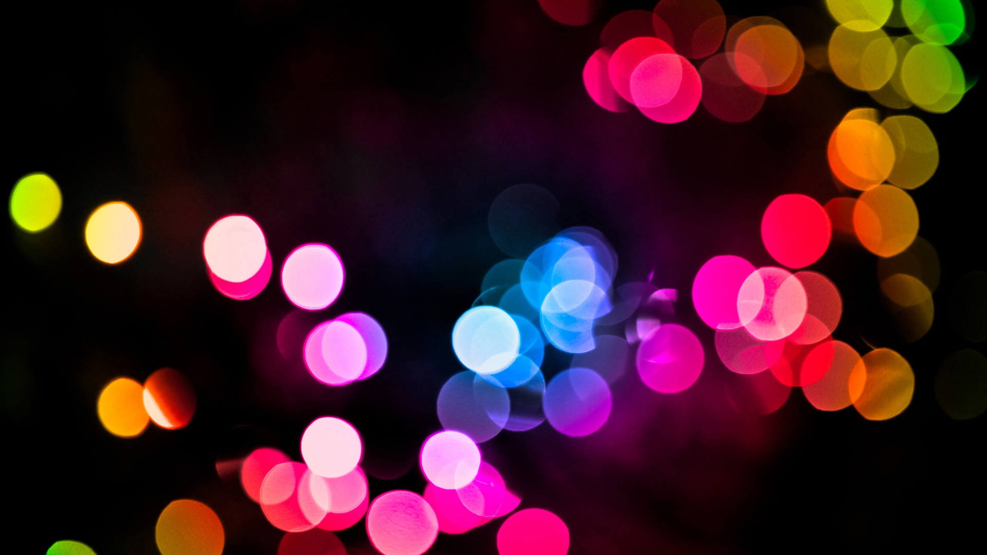 Bokeh Colorful Lights Blurred