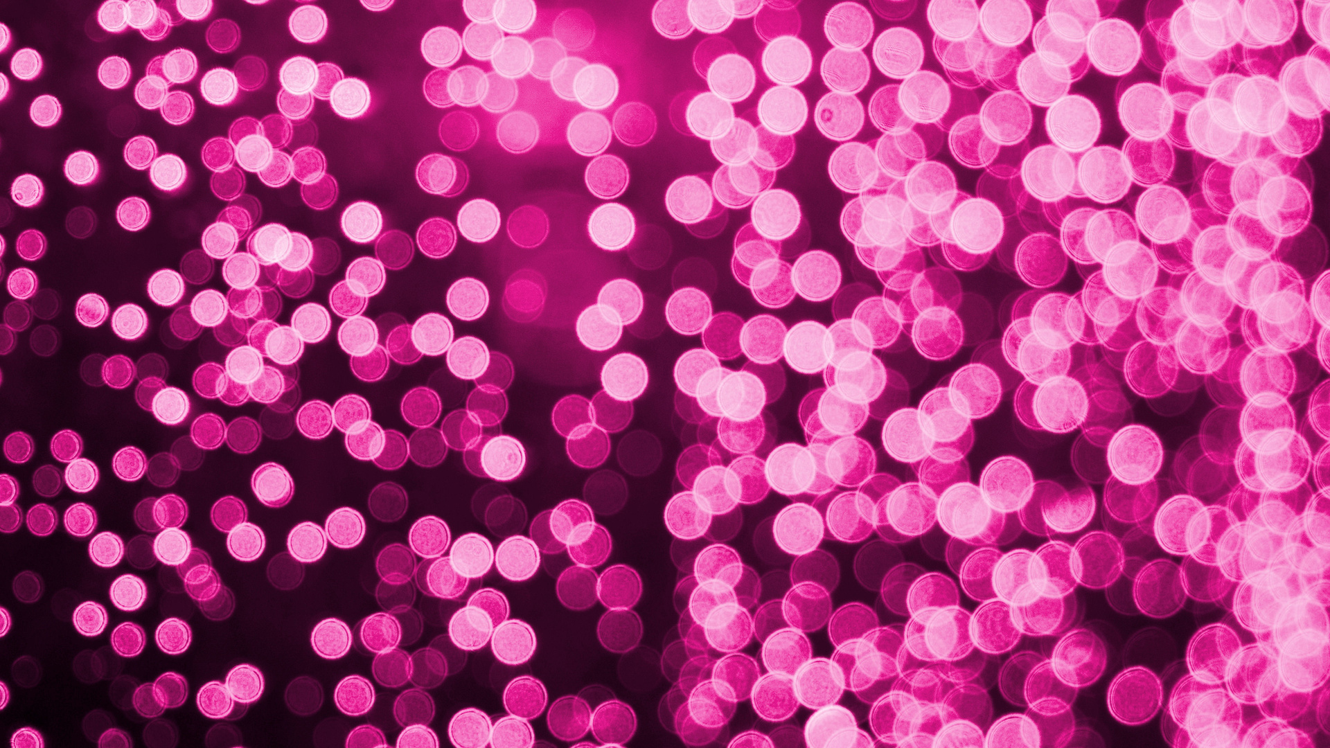 Bokeh Effect Pink Lights Celebrations