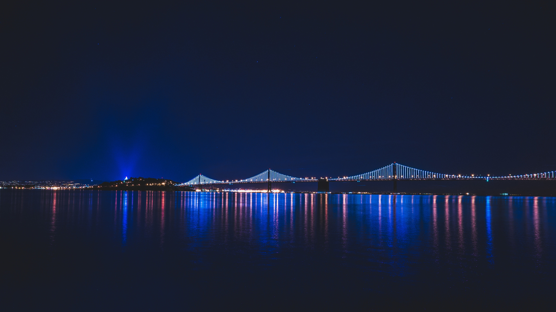 Bridge Night Reflection