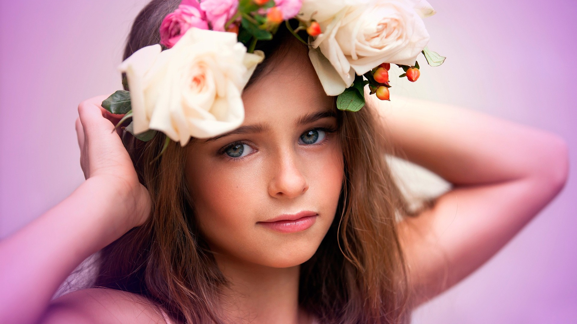 Child With Flowers