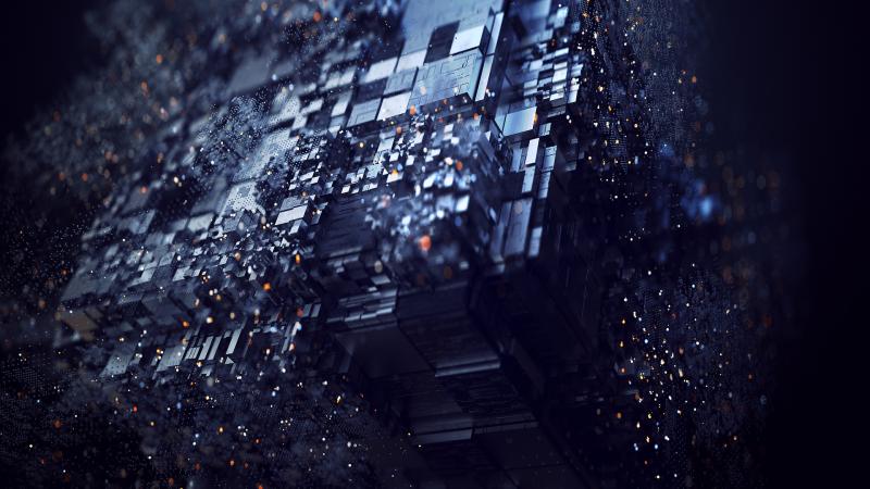 3d Abstract Digital Art Shapes