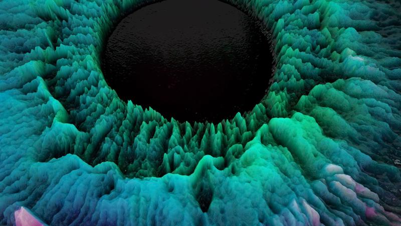 3d Fluid Glitch Textures Abstract
