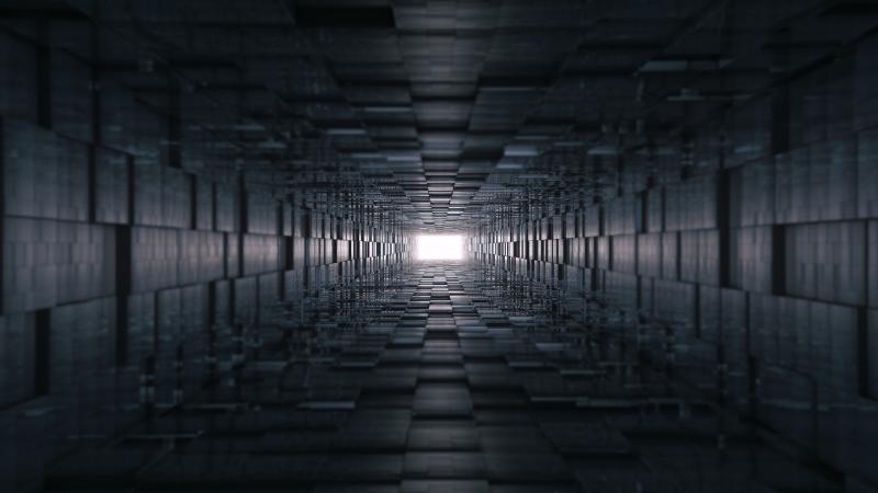 3d Tunnel Abstract 8k
