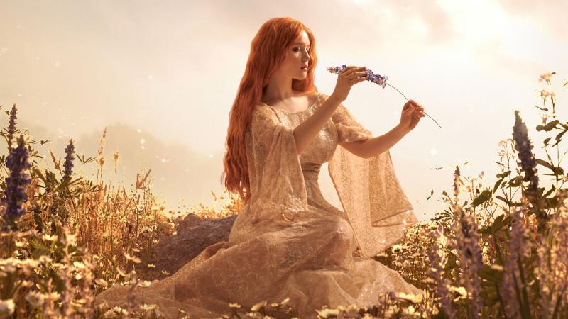 Beautiful Girl Redhead Cosplay 8k