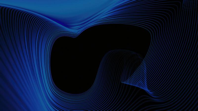 Blue Black Abstract Swirl Machine 5k