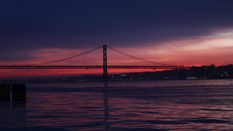 Bridge Silhouette 5k - Wallpaper Download