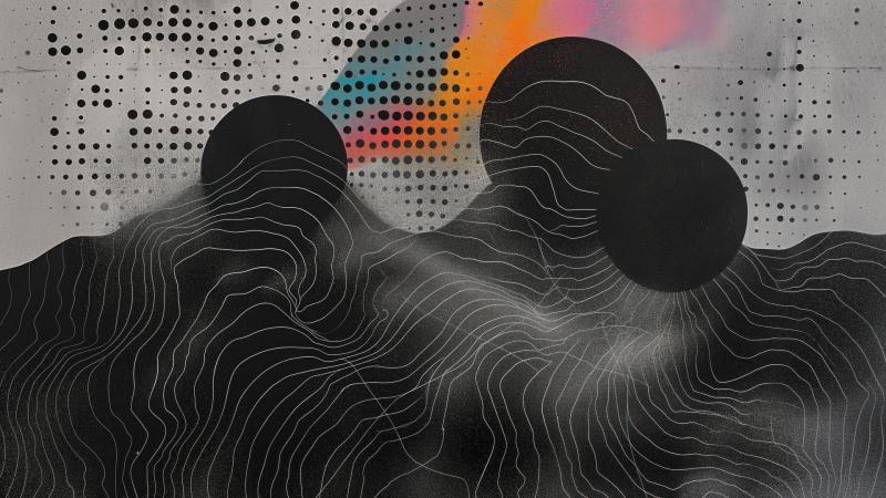 Circle Dots Abstract