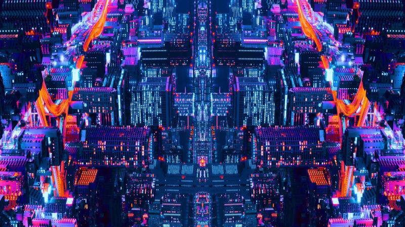 City Lights At Night