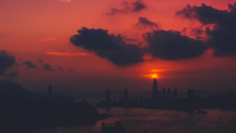 Clouds City Skyline 5k