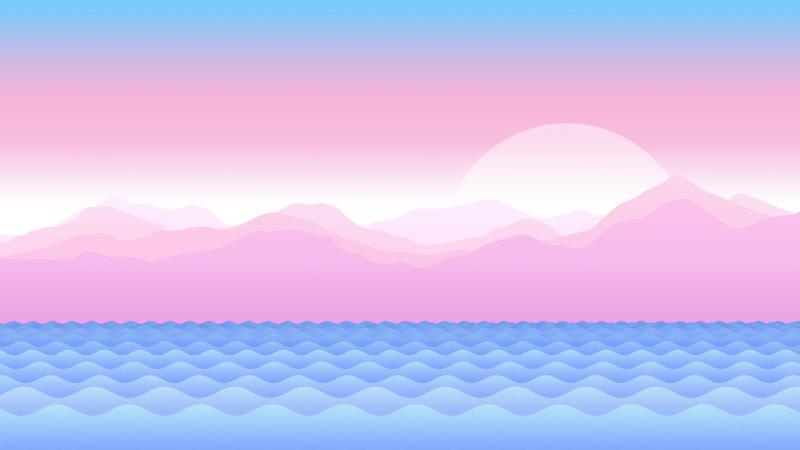 Clouds Minimal Abstract 4k