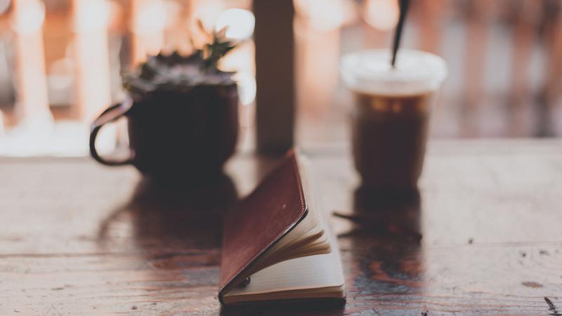 Coffee Cup Drink Notebook Table