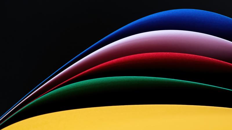 Colored Stacks Abstract 5k