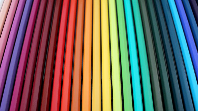 Colorful Crayons Pencils Background 5k
