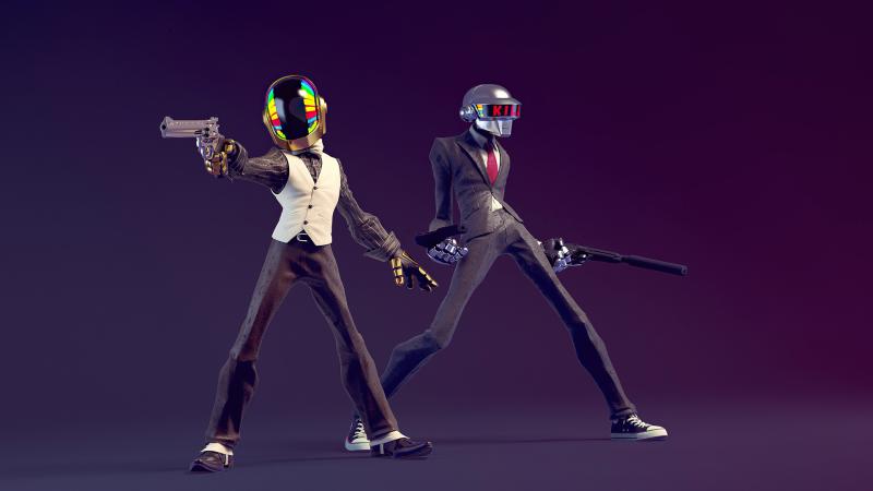 Daft Punk Do You Feel Lucky 4k