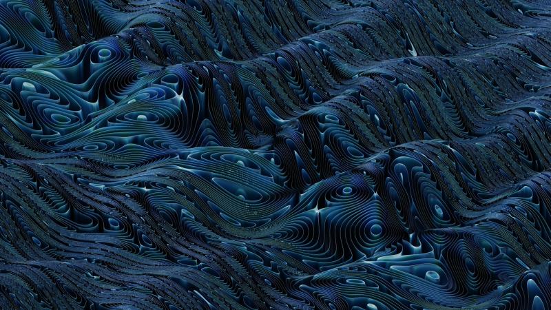 Dark Blue Abstract Sapphire