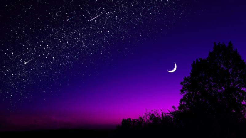 Dark Night Beautiful Sky