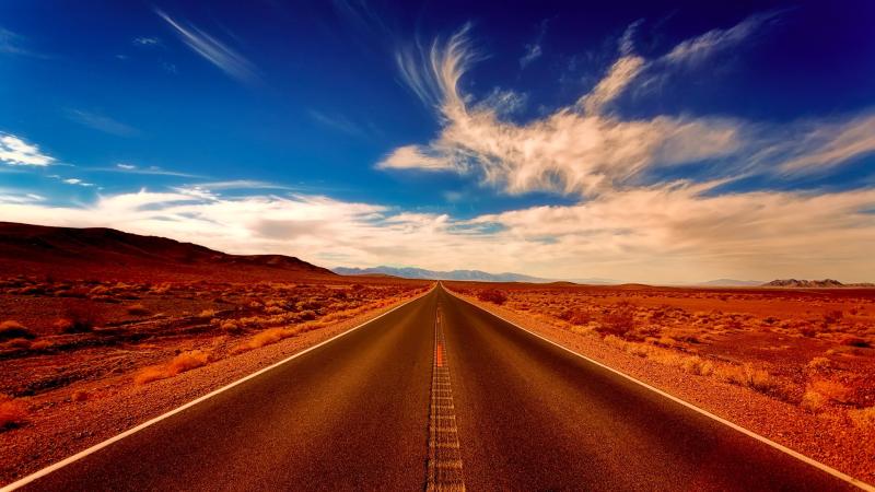 Desert Highway Road