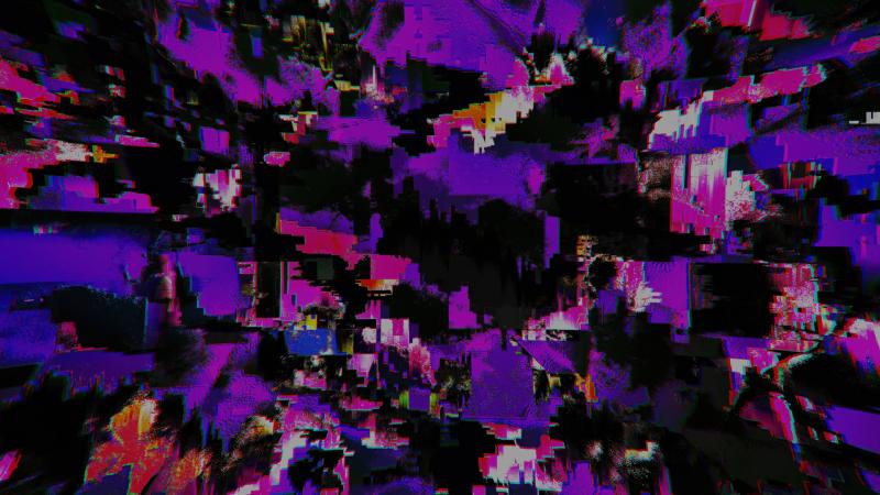 Distortion Glitch Abstract 5k