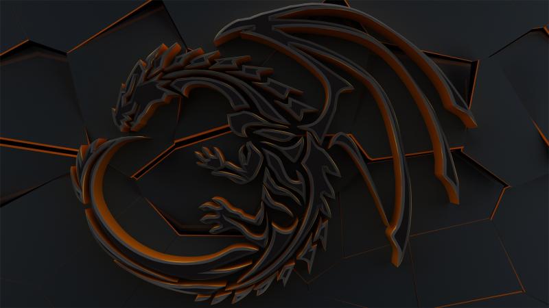 Dragon 3d Abstract Cgi Art - Wallpaper Download