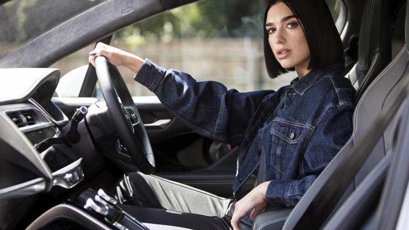 Dua Lipa X Jaguar Photoshoot 2018