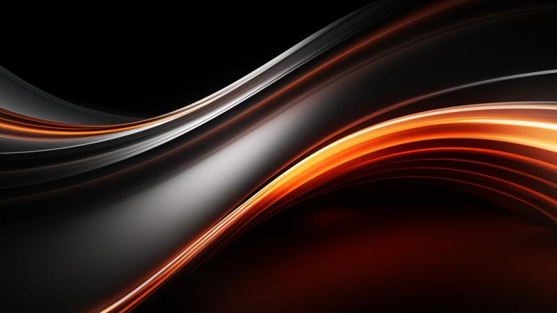 Dynamic Flow Dark Abstract 5k