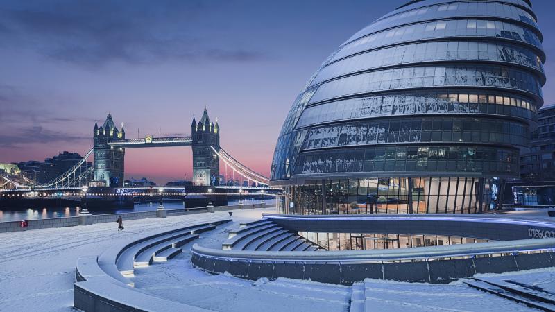 Early Winter Morning In London 8k