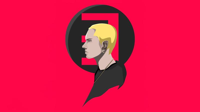 Eminem Minimal 8k - Wallpaper Download