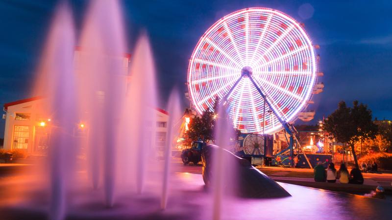 Ferris Wheel Long Exposure