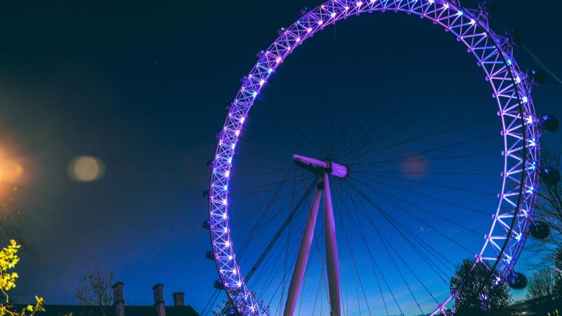 Ferris Wheel With Lights