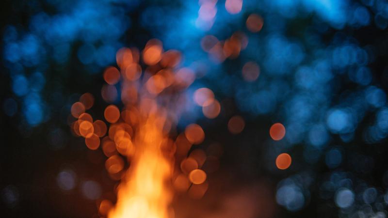 Fire Bokeh 5k