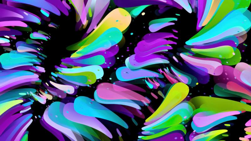 Geometry Aquatic Abstract Colorful
