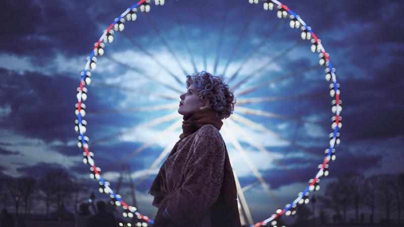 Girl Ferris Wheel Photography
