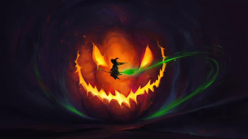 Halloween Witch 4k