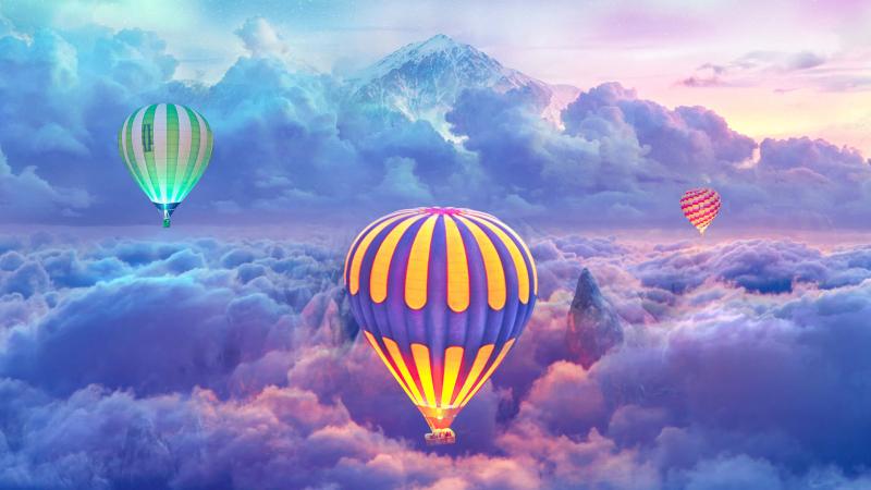 Hot Air Balloons Creative Photography