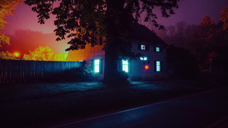 House Night Lights 4k