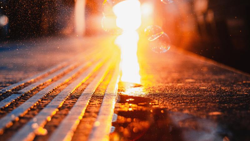 Lights Visual Urban Blurred 4k