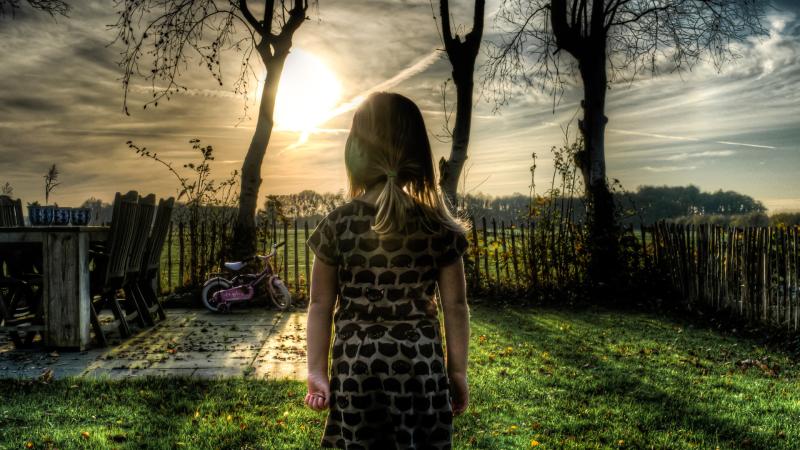 Little Girl Standing