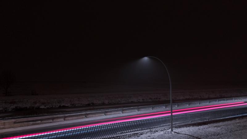 Long Exposure Light Highway