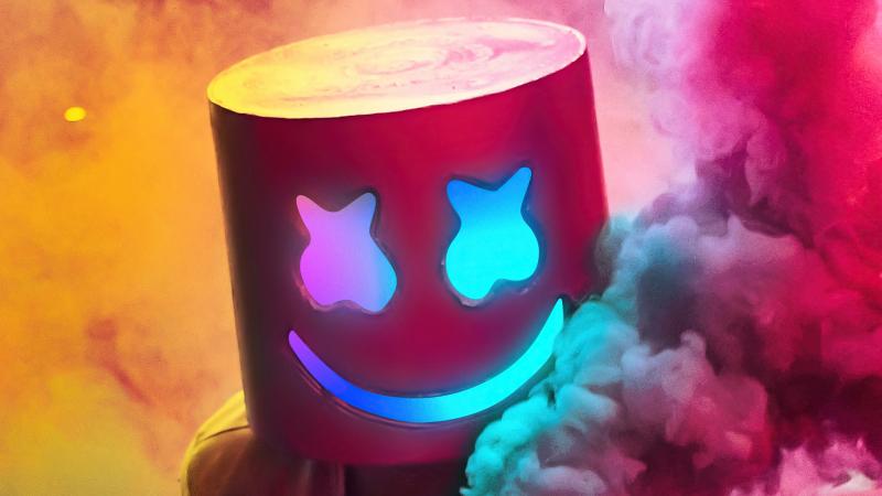 Marshmello Colorful Zone 4k